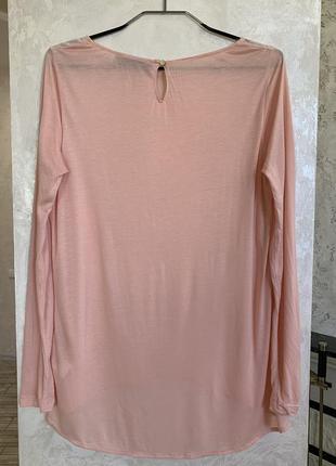 Шёлковая блуза топ лонгслив бренда hallhuber. размер м.2 фото