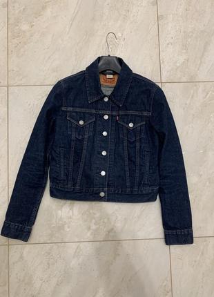 Джинсовая куртка levis джинсовка женская новая классическая