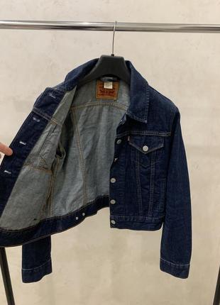 Джинсовая куртка levis джинсовка женская новая классическая5 фото