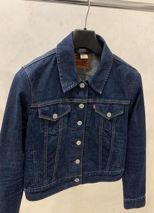 Джинсовая куртка levis джинсовка женская новая классическая7 фото