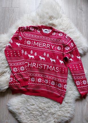 💙❤️🩵 крутой теплый свитер christmas