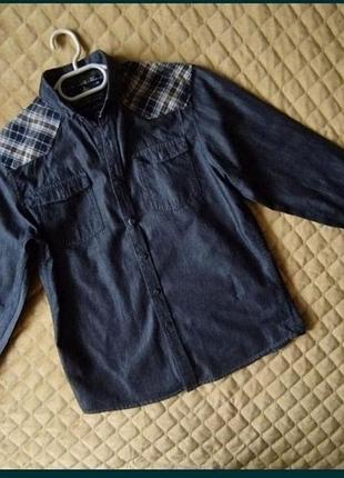 Рубашка,рубашка на 10-11-12 лет, рост 146,плечи 39 см, подмышки 46,5 см, длина рукава 53,5 см, длина 62 см.
