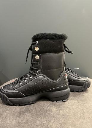 Fila disruptor shearling sneaker boots 362 фото