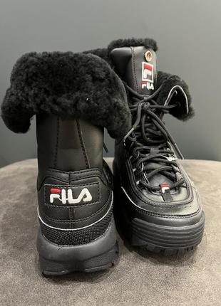 Fila disruptor shearling sneaker boots 367 фото