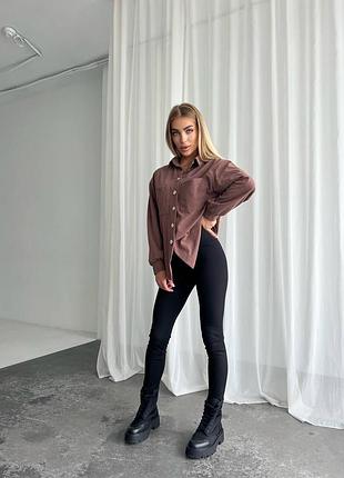 Комплект рубашка + лосины на флисе комплект