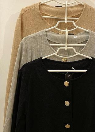 Кардиган на ґудзиках прямого крою у вінтажному стилі