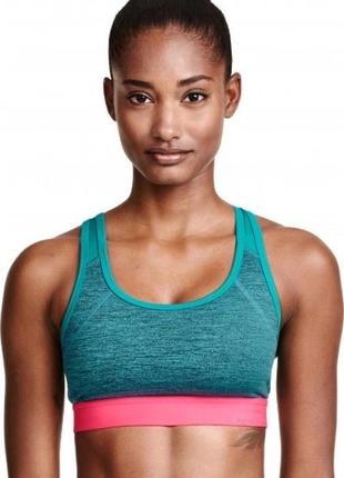 Спортивний топ h&m розмір xs бірюзовий