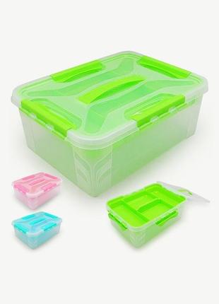 Pb-638 контейнер  зі знімною полицею 10л 27.3*37.2*13.8см комбінований