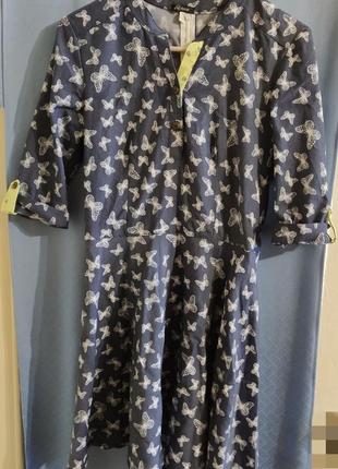 Сукня принт ,, метелики,