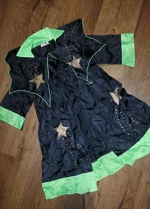 Накидка новогодний костюм звезда ночь