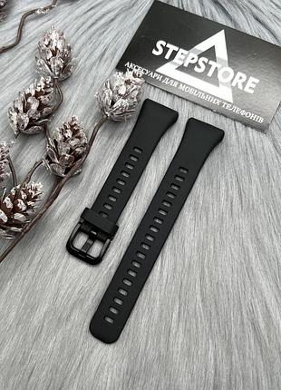 Ремінець для huawei band 6/honor band 6/7 силіконовий на класичній застібці