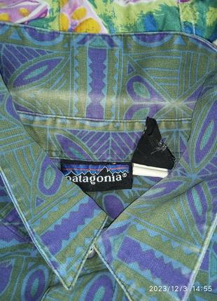 Рубашка patagonia винтажная рубеж 80-90х3 фото
