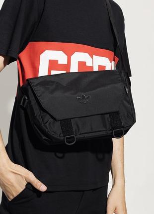 Adidas originals con messenger s оригінал нова чоловіча жіноча сумка через плече месенджер барсетка спортивна велика вмістка