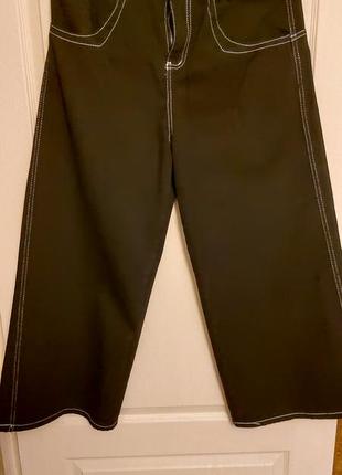 Нові широкі мішкуваті чорні джинси в стилі y2k, sk83 фото