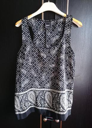 Майка віскоза у красивий принт турецький огірок