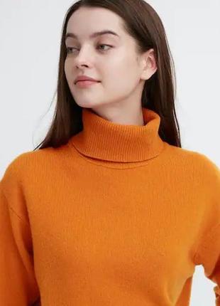 Гольф премиум-класса из овечьей шерсти lambswool uniqlo3 фото