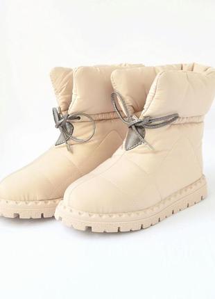 5124 ботинки женские зимние с мехом кроссовки дутики1 фото