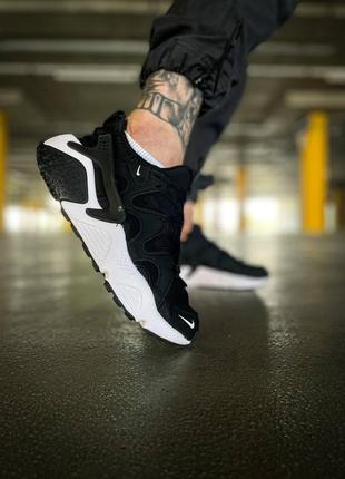 Мужские кроссовки nike air huarache craft"black/white"4 фото