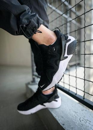 Мужские кроссовки nike air huarache craft"black/white"3 фото