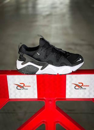 Мужские кроссовки nike air huarache craft"black/white"9 фото