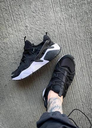 Мужские кроссовки nike air huarache craft"black/white"10 фото