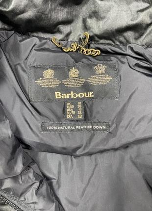 Женская курточка пуховик barbour8 фото
