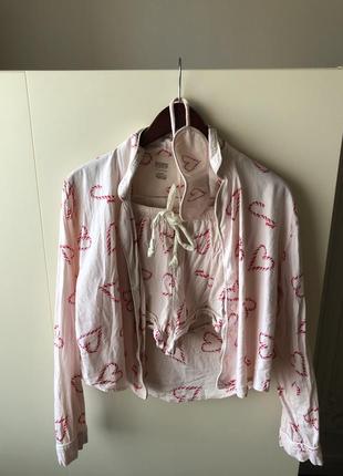 Рубашка и шорты от vs victorias secret pink в рождественском дизайне2 фото