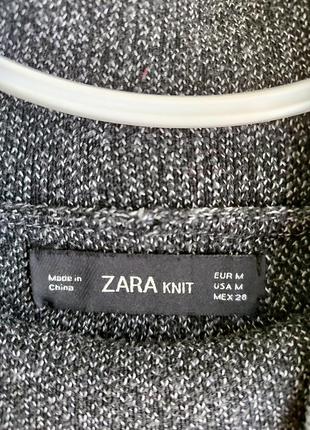 Оригінальна футболка гольф топ водолазка кроп топ від бренду zara knit5 фото