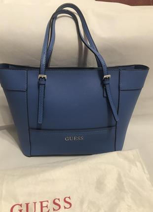 Новая кожаная сумка от guess1 фото