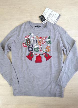 Тонкий новорічний светр esmara вказаний розмір м