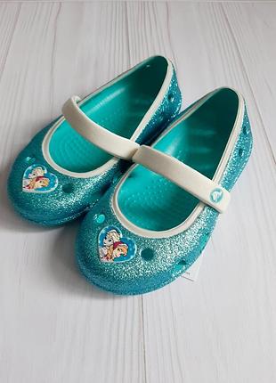 Крокс kids keeley frozen flat. c7, 23-24