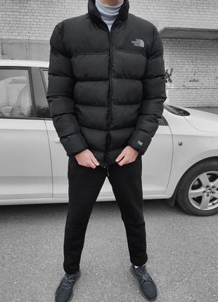 Зимний пуховик the north face 700 черный❄️