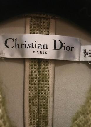 Пальто женское dior зелено-коричневое цвета оригинал6 фото