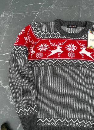 Чоловічі нововіднайденою светри з оленями / теплі кофти світери на новий рік3 фото