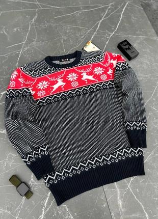 Чоловічі нововіднайденою светри з оленями / теплі кофти світери на новий рік5 фото