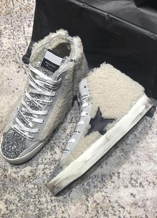 Кеды зимние golden goose5 фото