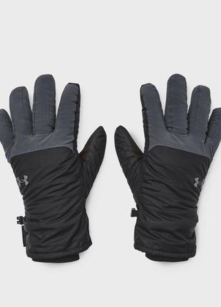 Under armour мужские черные перчатки ua storm insulated gloves