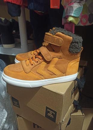 Шкіряні зимові хайтопи hummel