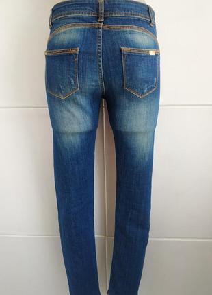 Стильные и ультракомфортные джинсы-скинни roberta biagi с разрывами2 фото