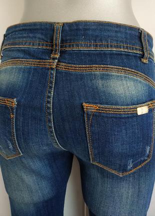 Стильные и ультракомфортные джинсы-скинни roberta biagi с разрывами4 фото
