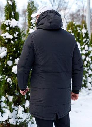 Тепла зимова парка, тепла чоловіча парка, довга чоловіча куртка3 фото
