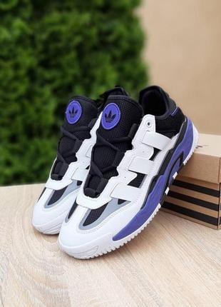 Чоловічі кросівки | adidas niteball | білі | замша/шкіра, :42