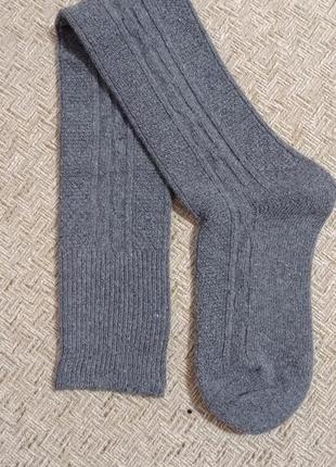 Високі шкрстяні гольфи під чоботи2 фото