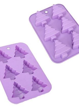 Форма силикон для кексов "елочка"