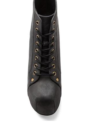 Ботильоны lita на платформе в цвете black distressed jeffrey campbell