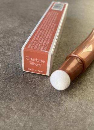 Кремовые румяна - хайлайтер charlotte tilbury peachgasm,  12 мл оригинал3 фото