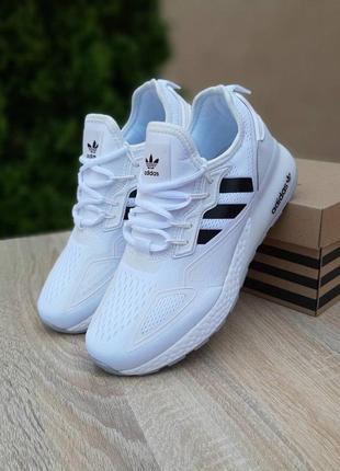 Чоловічі кросівки | adidas zx 2k | білі | текстиль, :43