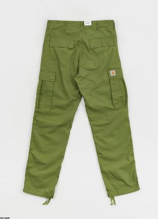 Штани карго carhartt wip regular cargo pants оригінал чоловічі хакі брюки i0158754 фото