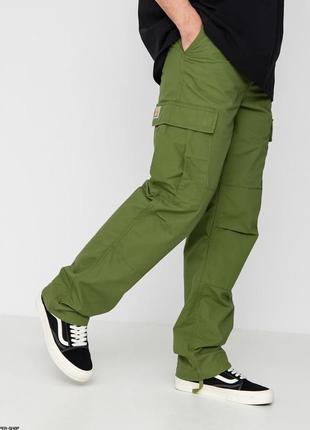 Штани карго carhartt wip regular cargo pants оригінал чоловічі хакі брюки i0158755 фото