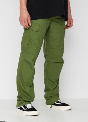 Штани карго carhartt wip regular cargo pants оригінал чоловічі хакі брюки i0158751 фото